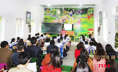 Trường Tiểu học Kỳ Ninh: tổ chức thành công Chuyên đề nâng cao chất lượng dạy học lớp 2